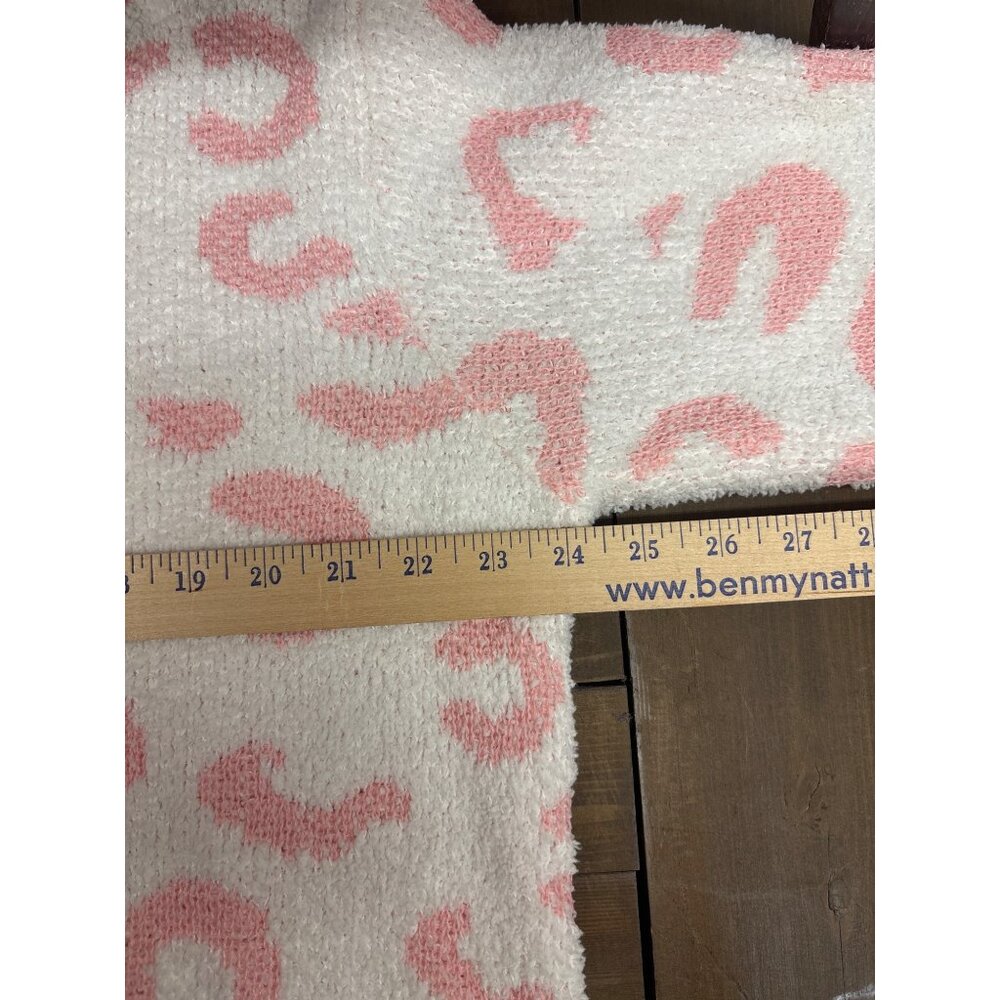 Pink & White Leopard Print Sweater & Shorts Set - Picture 10 of 10